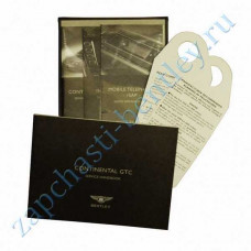 User manual Bentley Continental GT Speedc (English) (3w7012003b)