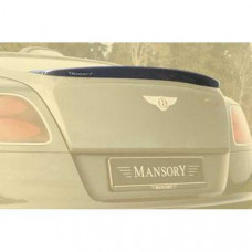 Rear decklid spoiler for GTC carbon (555830841) on Bentley Continental