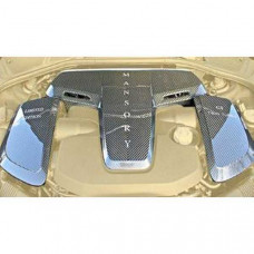 V8 Engine carbon cover (50500099) on Bentley Continental